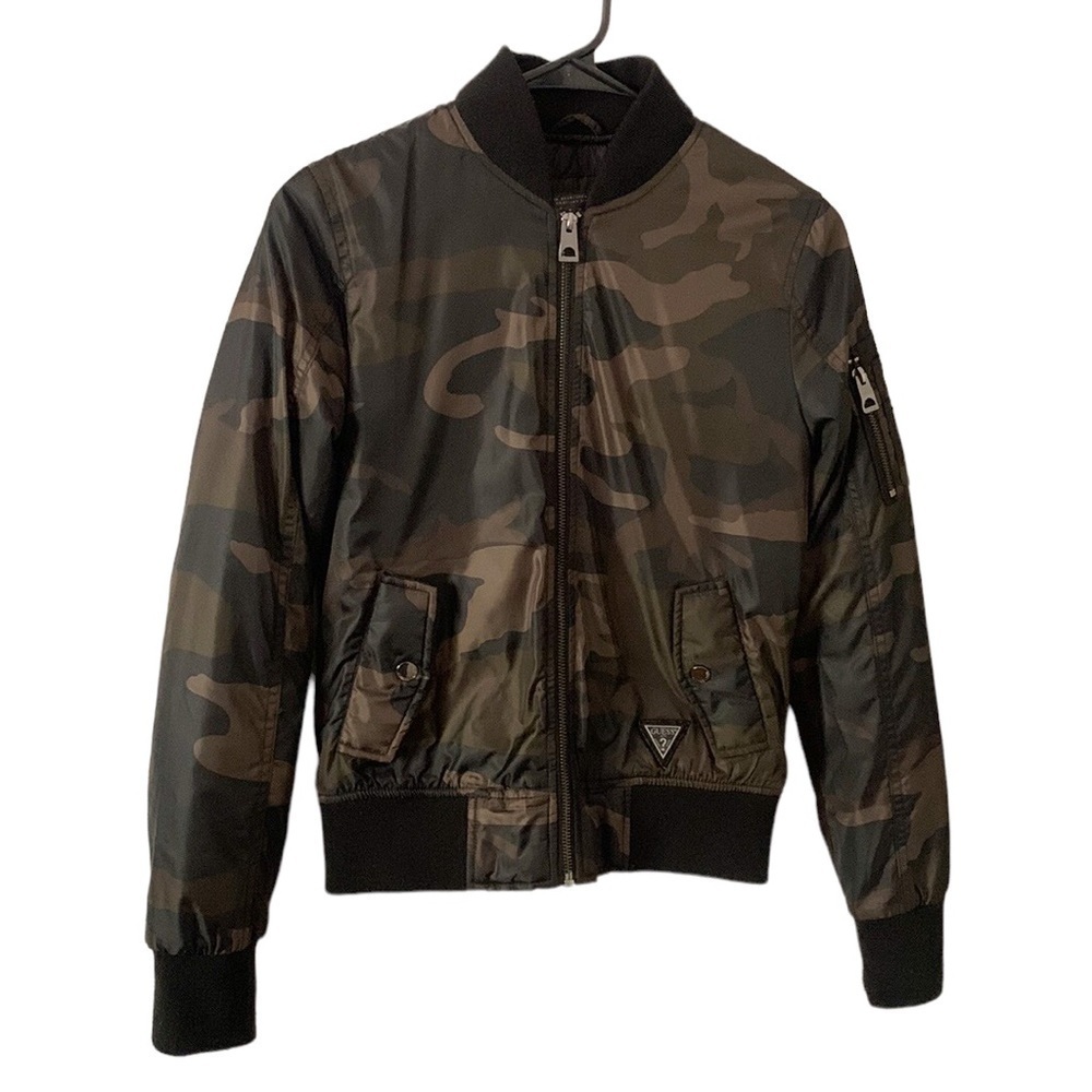 Guess Camo Bomber Jacket